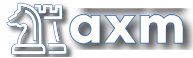 AXM Logo White